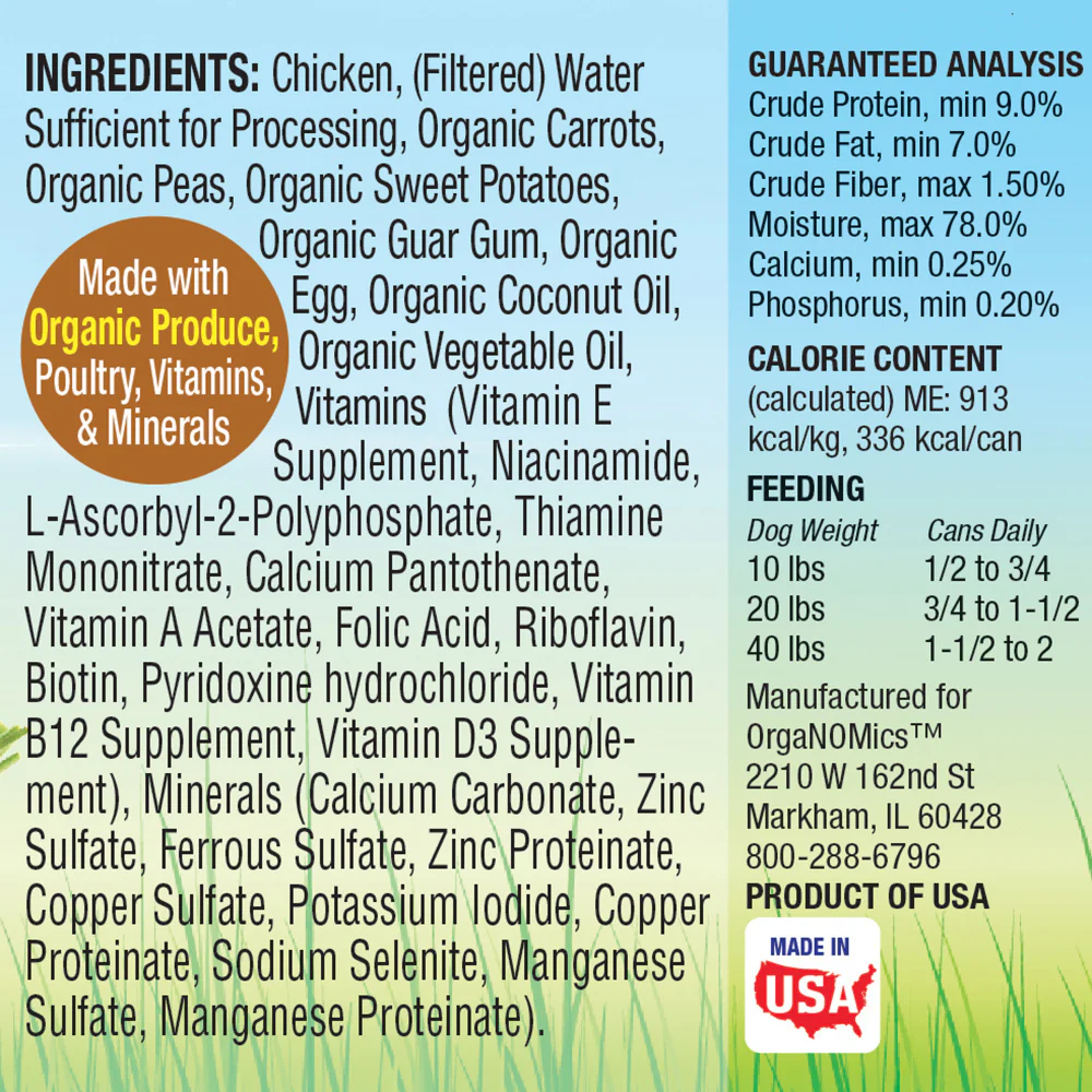 Organomics Chicken Dinner for Dogs - Suhuit