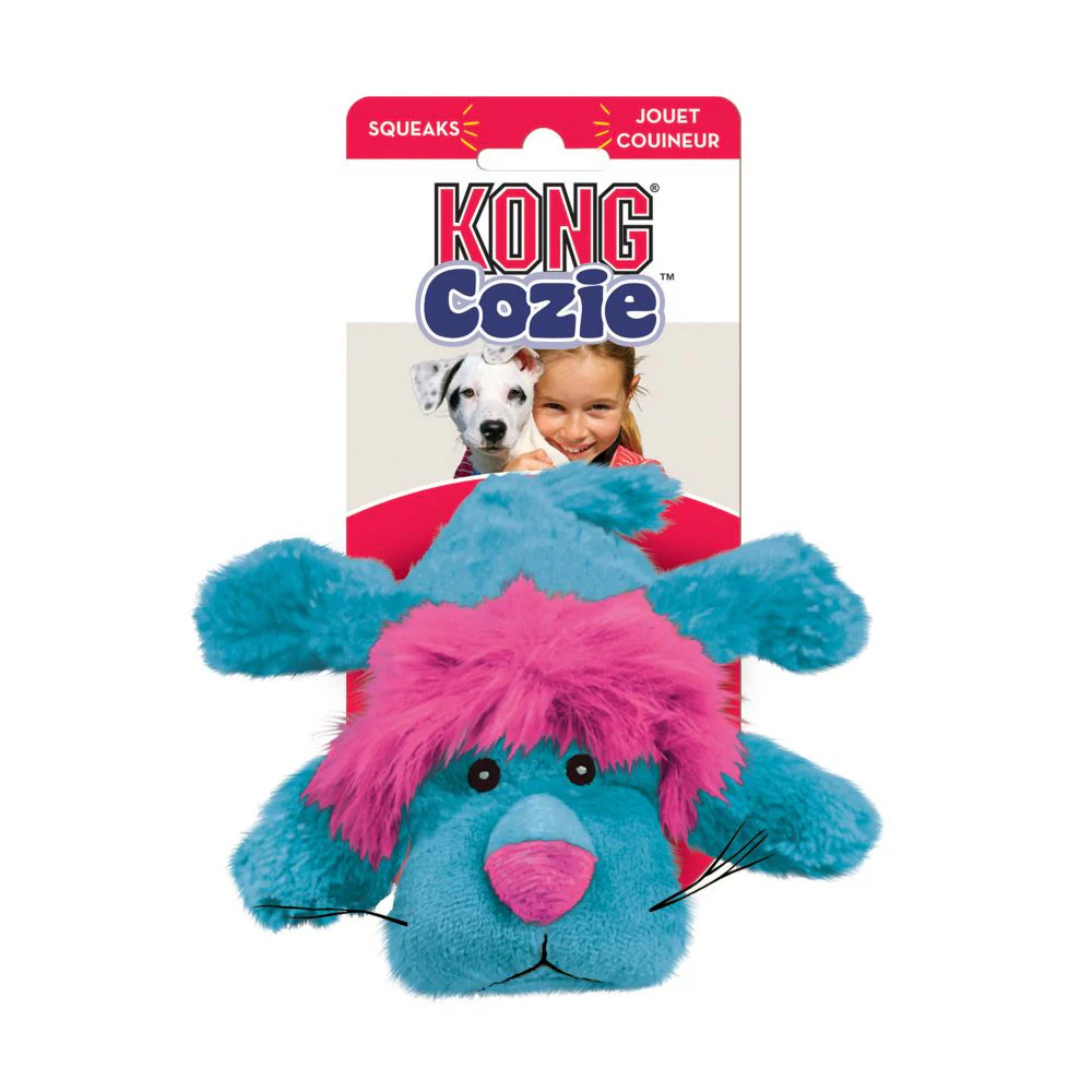 Kong King Lion Cozie Plush Dog Toy - Suhuit
