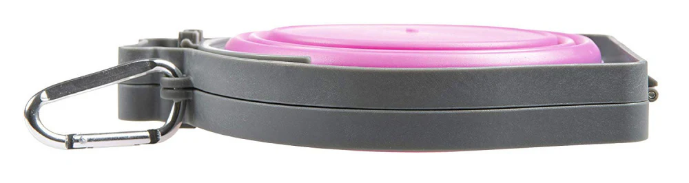 Loving Pets Pink Bella Roma Travel Double Diner Bowl - Suhuit