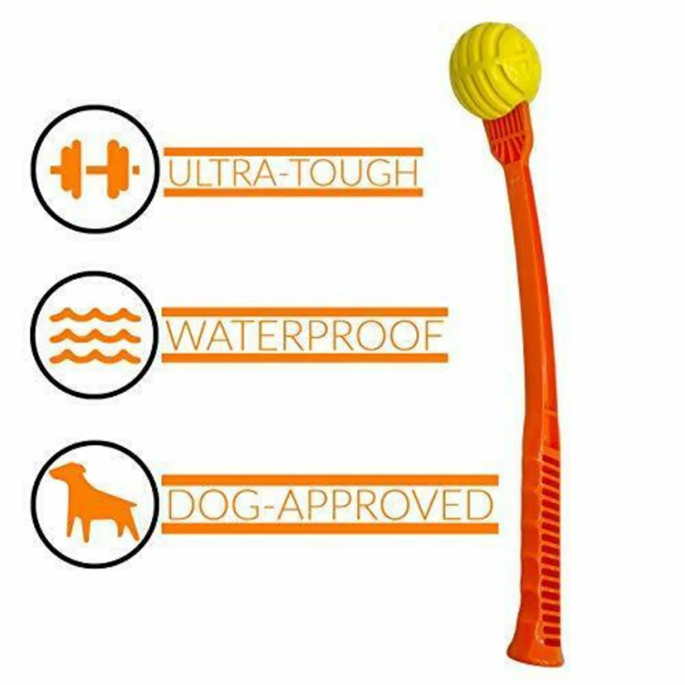 Flingerz Ultra Durable Whistling Ball Launcher Dog Toy - Suhuit