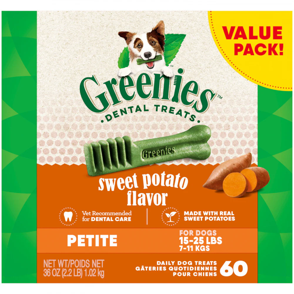 Greenies Dental Bone Sweet Potato  Petite - Suhuit