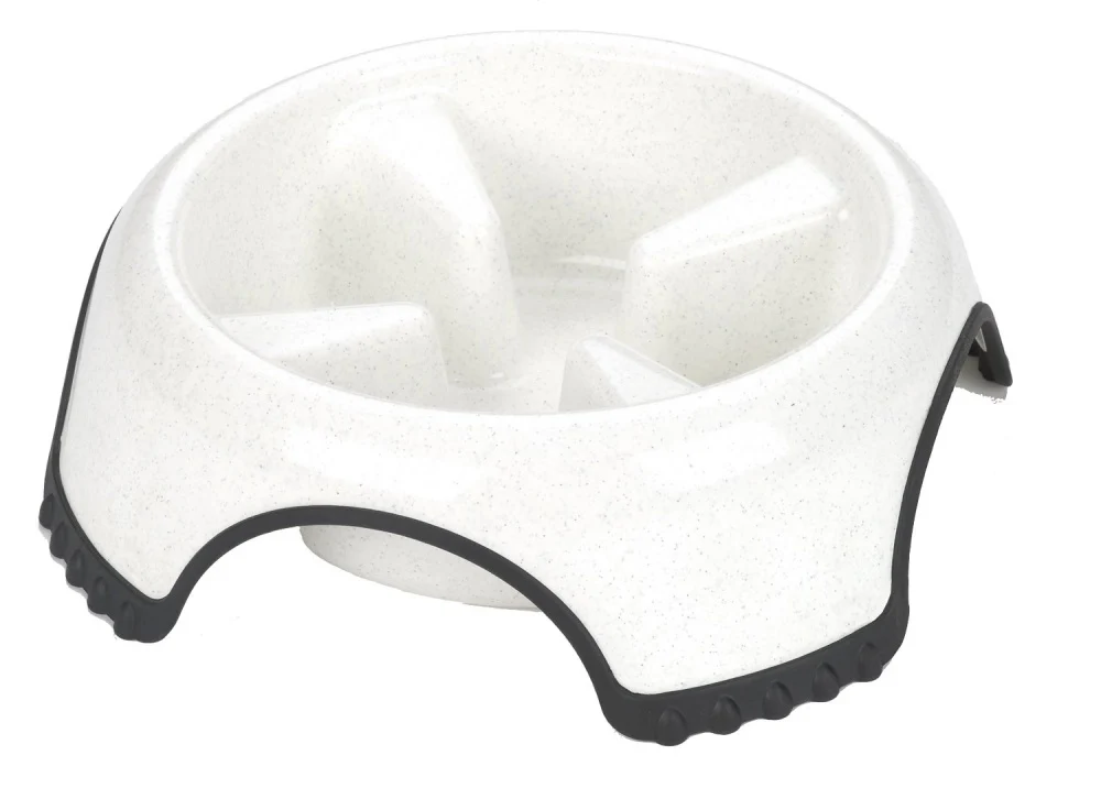JW Pet Skid Stop Slow Feed Dog Bowls - Suhuit