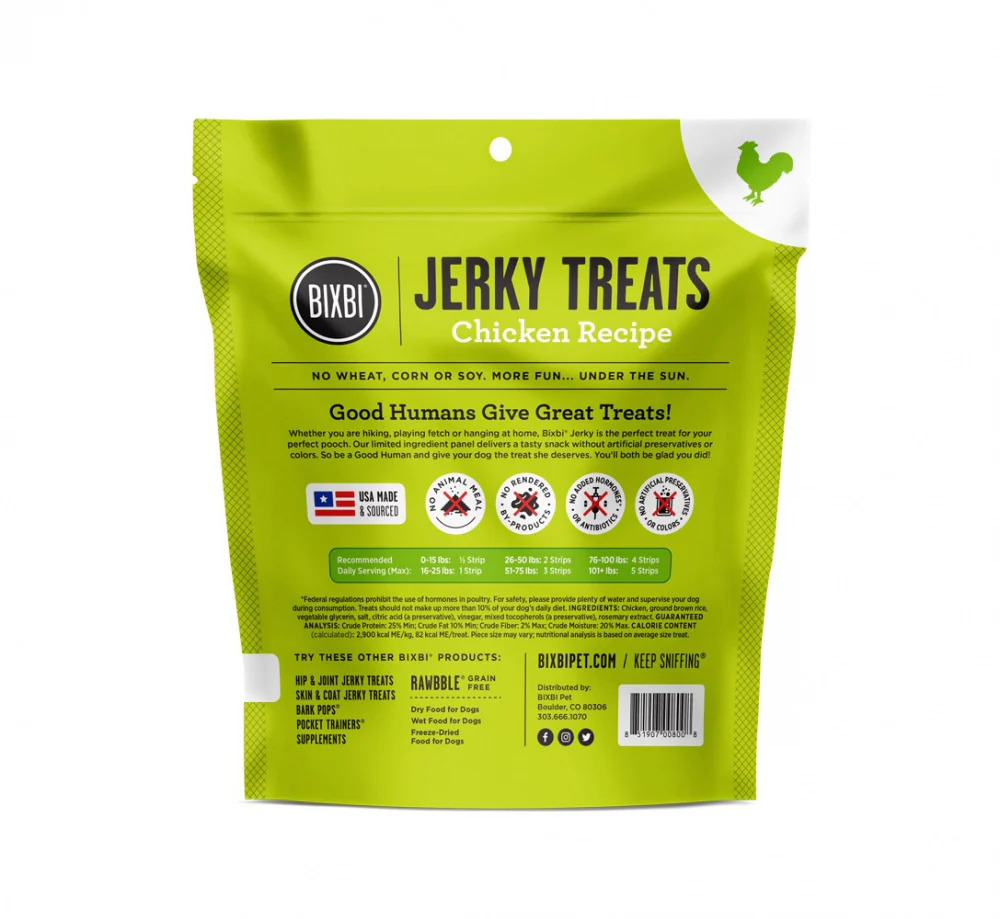 Bixbi Original Chicken Jerky Dog Treats - Suhuit