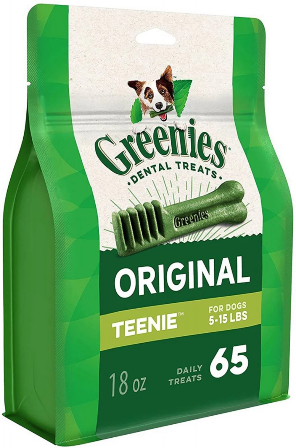 Greenies Adult Natural Dental Dog Treats Teenie Size, Original Flavor - Suhuit