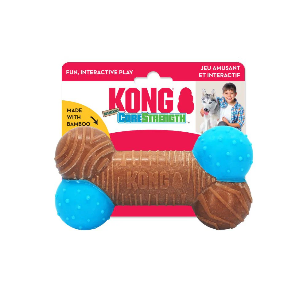 KONG CoreStrength Bamboo Bone Dog Toy - Suhuit