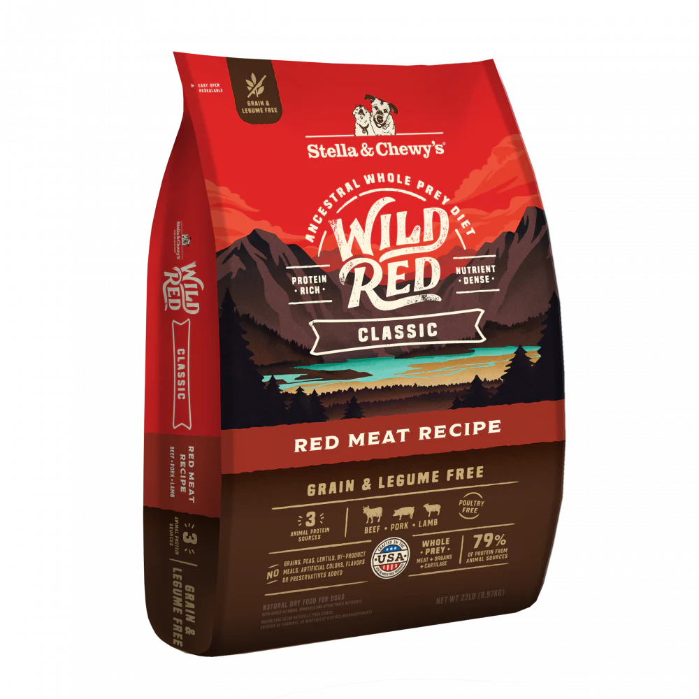 Stella & Chewy's Wild Red Dry Dog Food Raw Blend High Protein Grain & Legume Free Red Meat Recipe - Suhuit