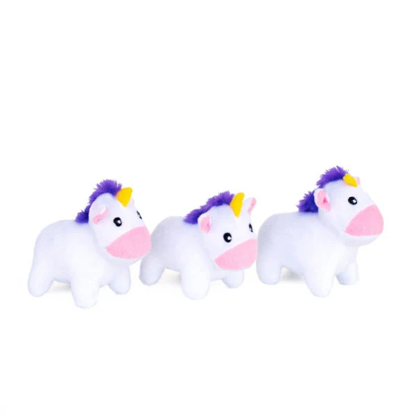 ZippyPaws Zippy Burrow Unicorns Rainbow Puzzle Dog Toy - Suhuit