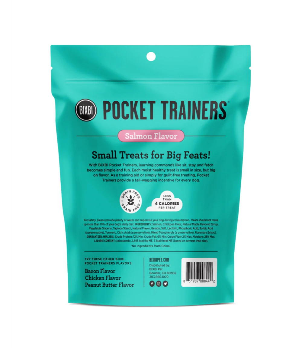 Bixbi Pocket Trainers Salmon Dog Treats - Suhuit