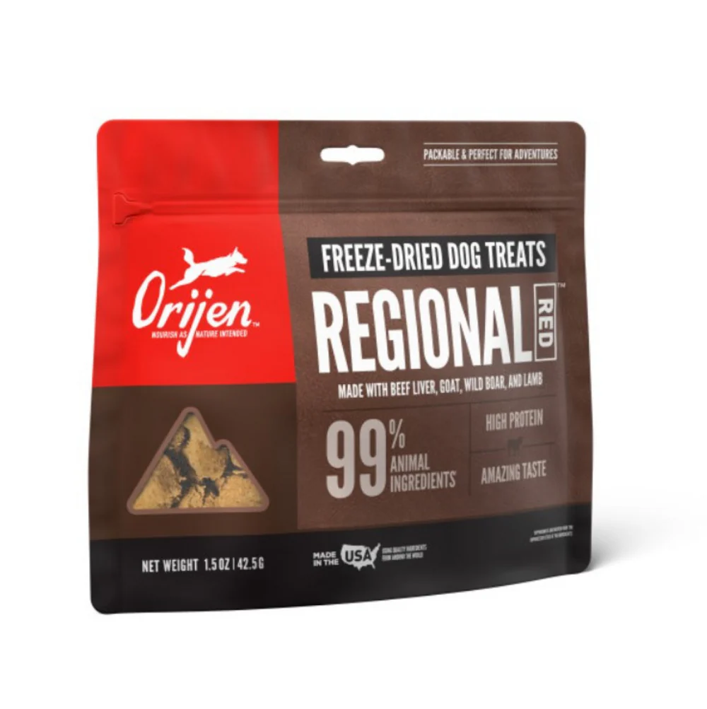 ORIJEN Freeze Dried Regional Red Dog Treats - Suhuit