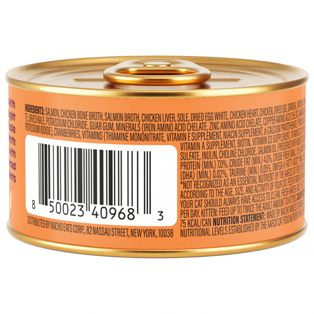 Made By Nacho Sustainably Caught Minced Salmon & Sole Recipe With Bone Broth - Suhuit