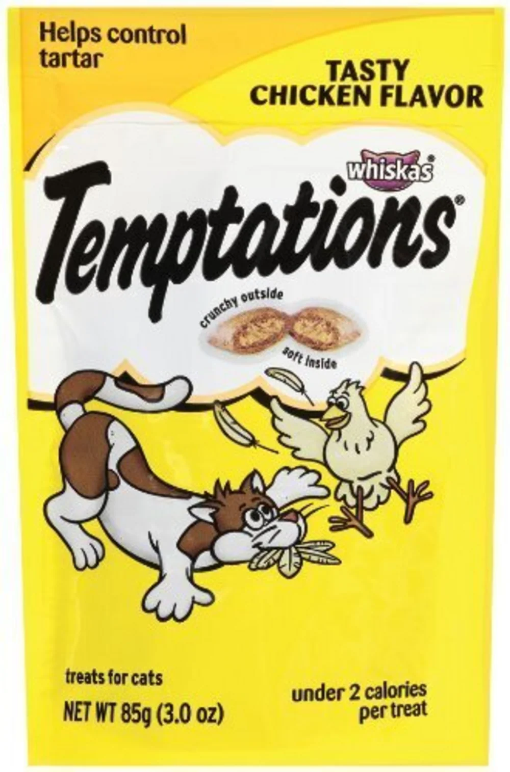 Temptations Classic Crunchy and Soft Cat Treats Tasty Chicken Flavor - Suhuit