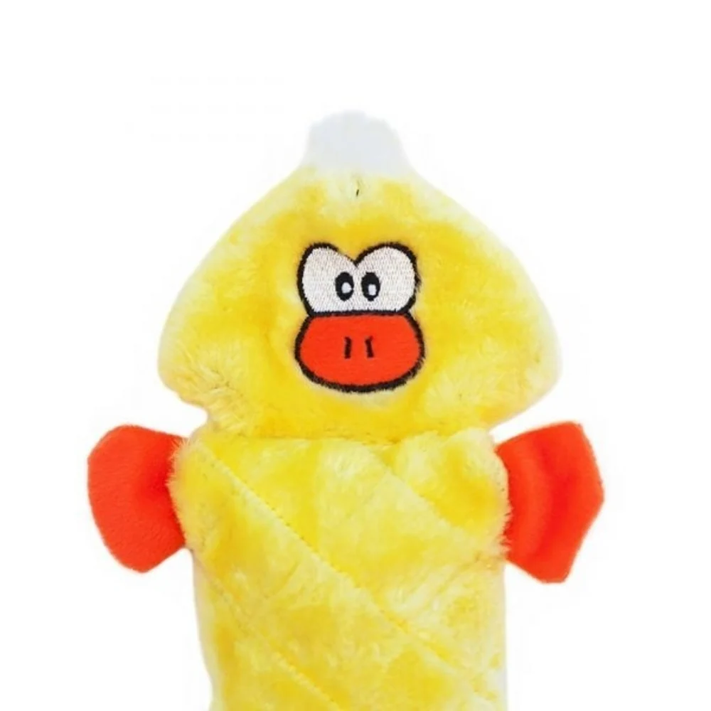 ZippyPaws Jigglerz Duck Plush Dog Toy - Suhuit