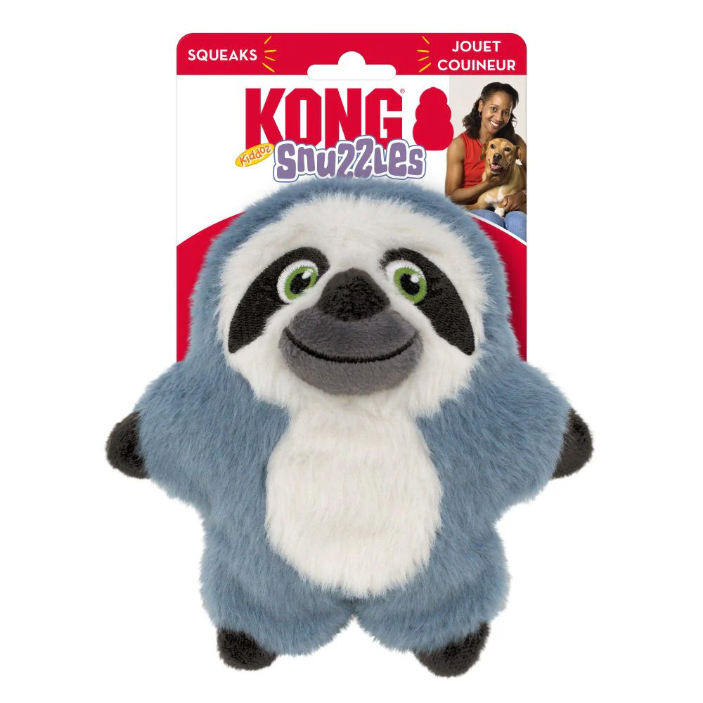 Kong Snuzzles Kiddos Sloth Dog Toy - Suhuit