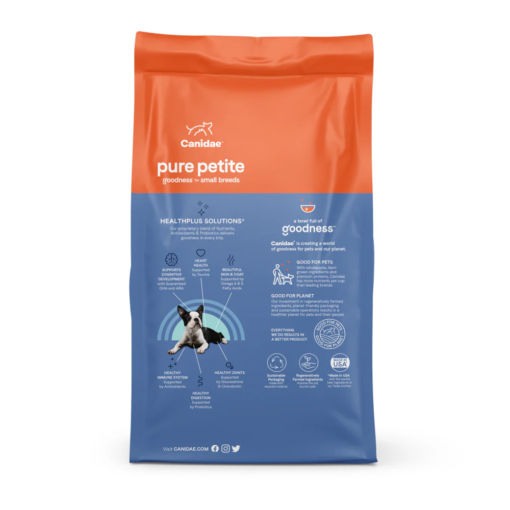 Canidae Pure Petite Premium Recipe Puppy with Chicken and Wholesome Grains Dry Dog Food - Suhuit