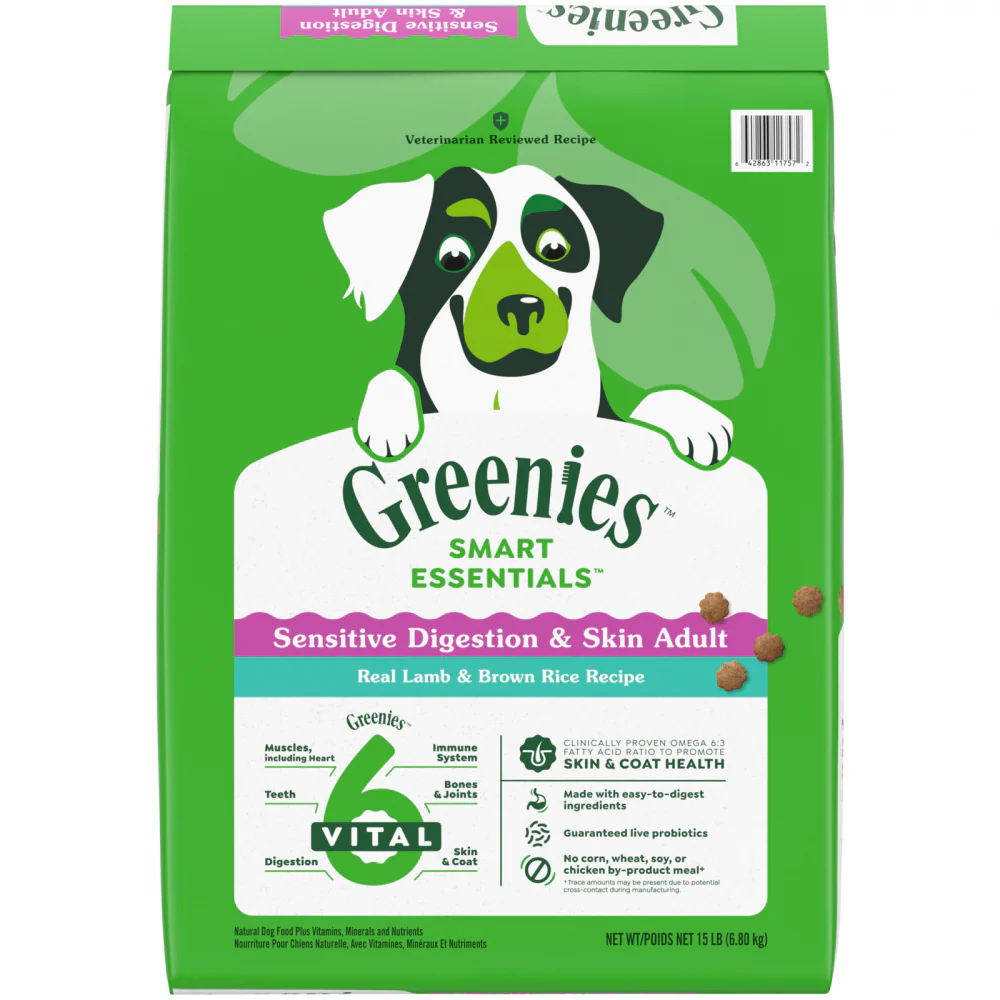 Greenies Sensitive Lamb Dry Dog Food - Suhuit