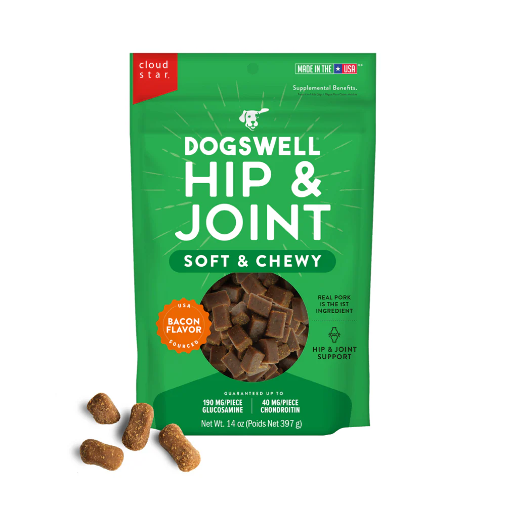 Dogswell Hip & Joint Soft & Chewy Bacon Dog Treats - Suhuit