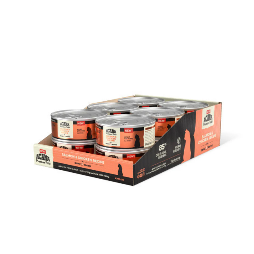 ACANA Salmon and Chicken in Bone Broth Wet Cat Food - Suhuit