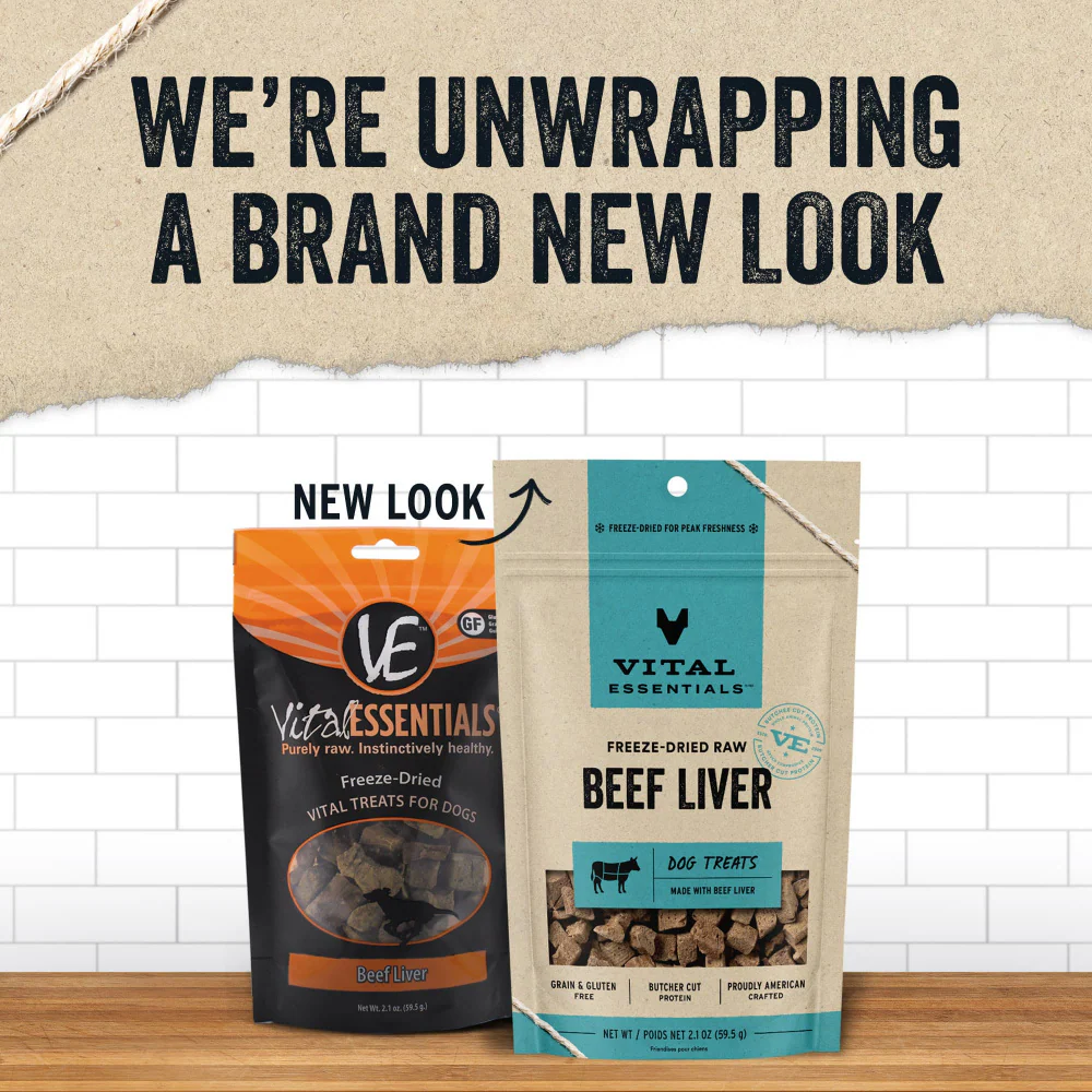 Vital Essentials Freeze Dried Beef Liver Dog Treats - Suhuit