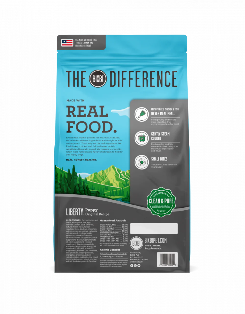 Bixbi Liberty Original Recipe Puppy Kibble - Suhuit