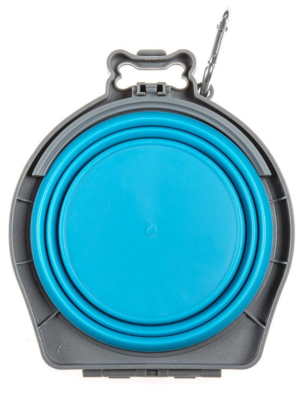 Loving Pets Blue Bella Roma Travel Double Diner Bowl - Suhuit