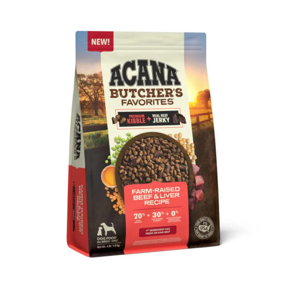 ACANA Butchers Favorites Farm-Raised Beef and Liver Recipe Dry Dog Food - Suhuit