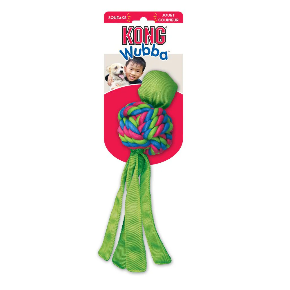 Kong Wubba Weave Dog Toy - Suhuit
