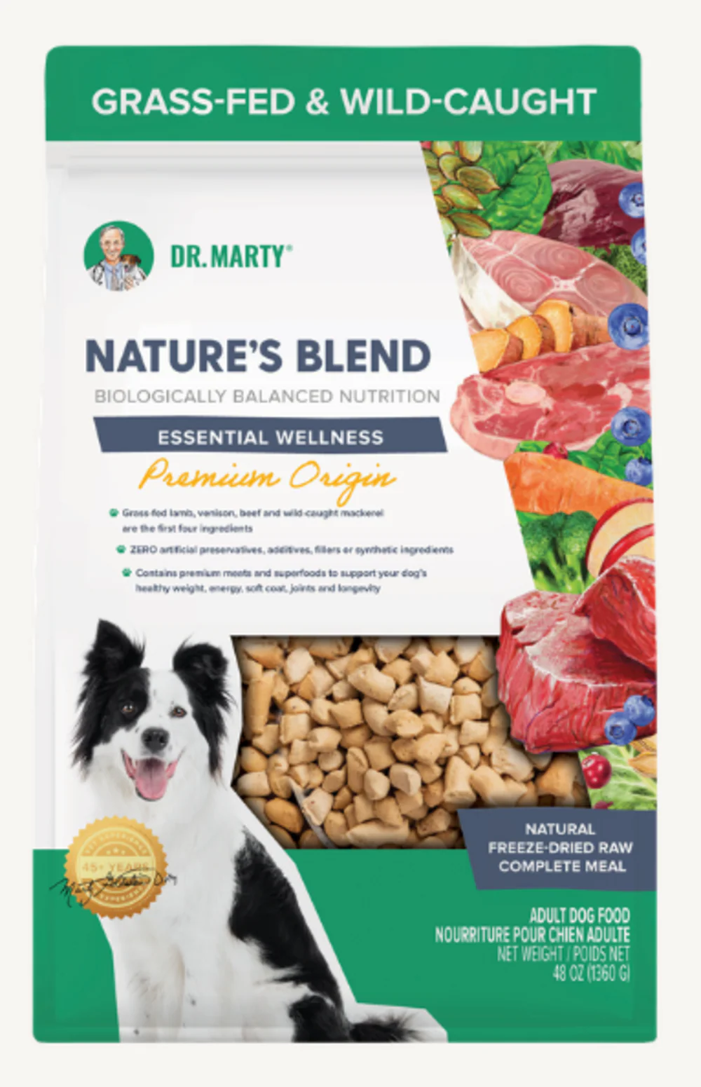 Dr. Marty Nature's Blend Premium Origin Dog Food - Suhuit