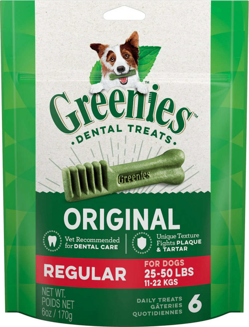 Greenies Regular Original Dental Dog Chews - Suhuit