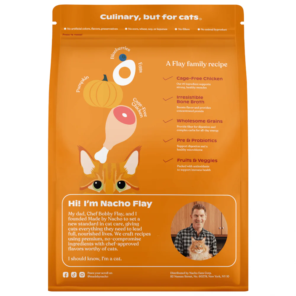 Made By Nacho Bone Broth Infused Cage-Free Chicken & Pumpkin Recipe - Suhuit