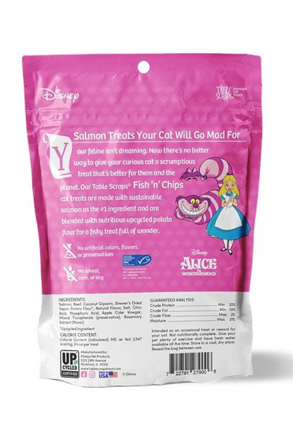 Disney Table Scraps Fish n' Chips Recipe Premium Cat Treats - Suhuit