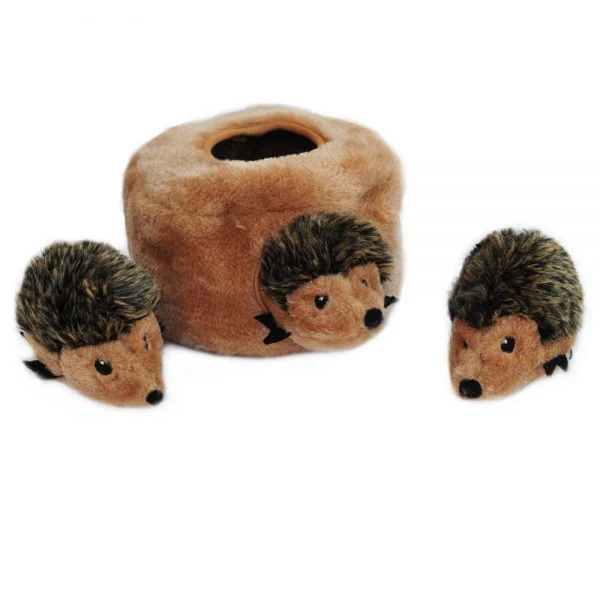 ZippyPaws Zippy Burrow Hedgehog Den Hide & Seek Puzzle Dog Toy - Suhuit