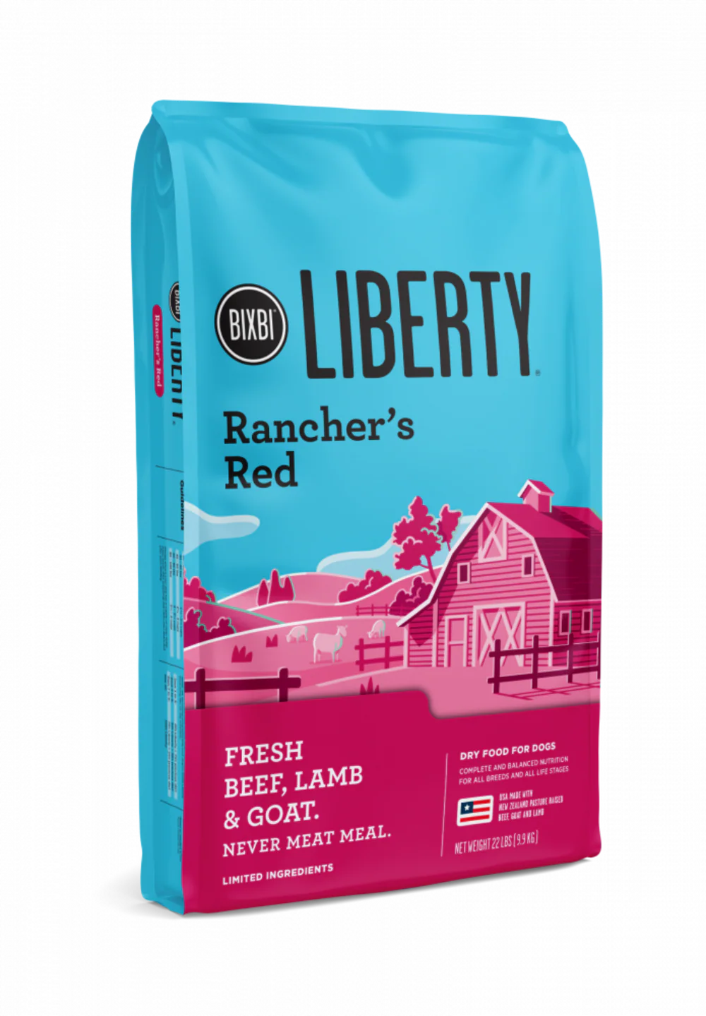 Bixbi Liberty Rancher's Red (Beef, Lamb, Goat) Kibble Dog Food - Suhuit