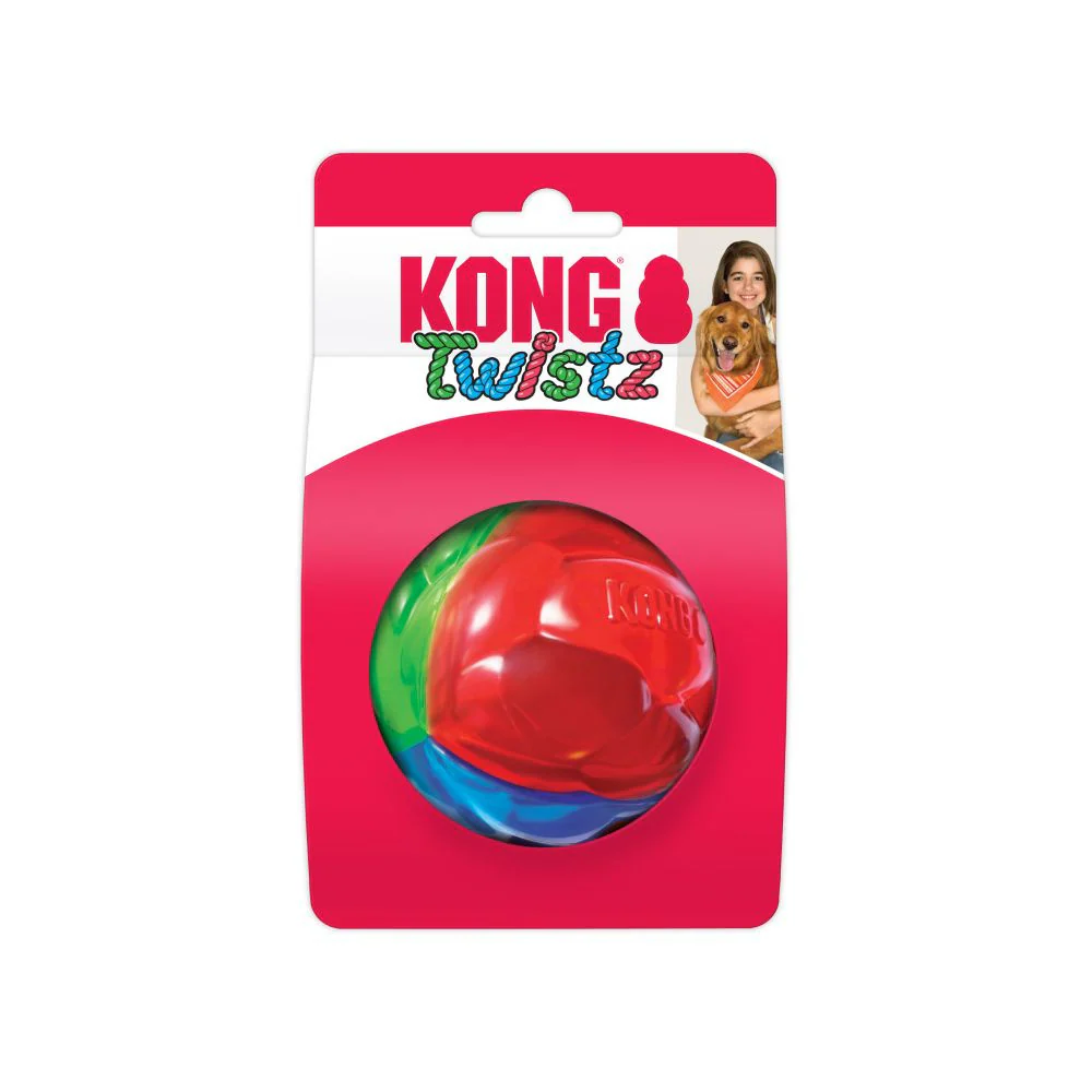 Kong Twistz Ball Dog Toy - Suhuit