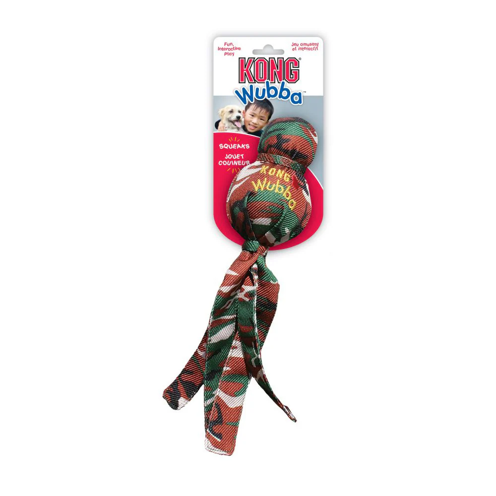 Kong Wubba Camo Dog Toy - Suhuit