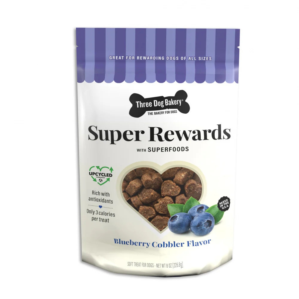 Three Dog Bakery Super Rewards Blueberry Cobbler - Suhuit