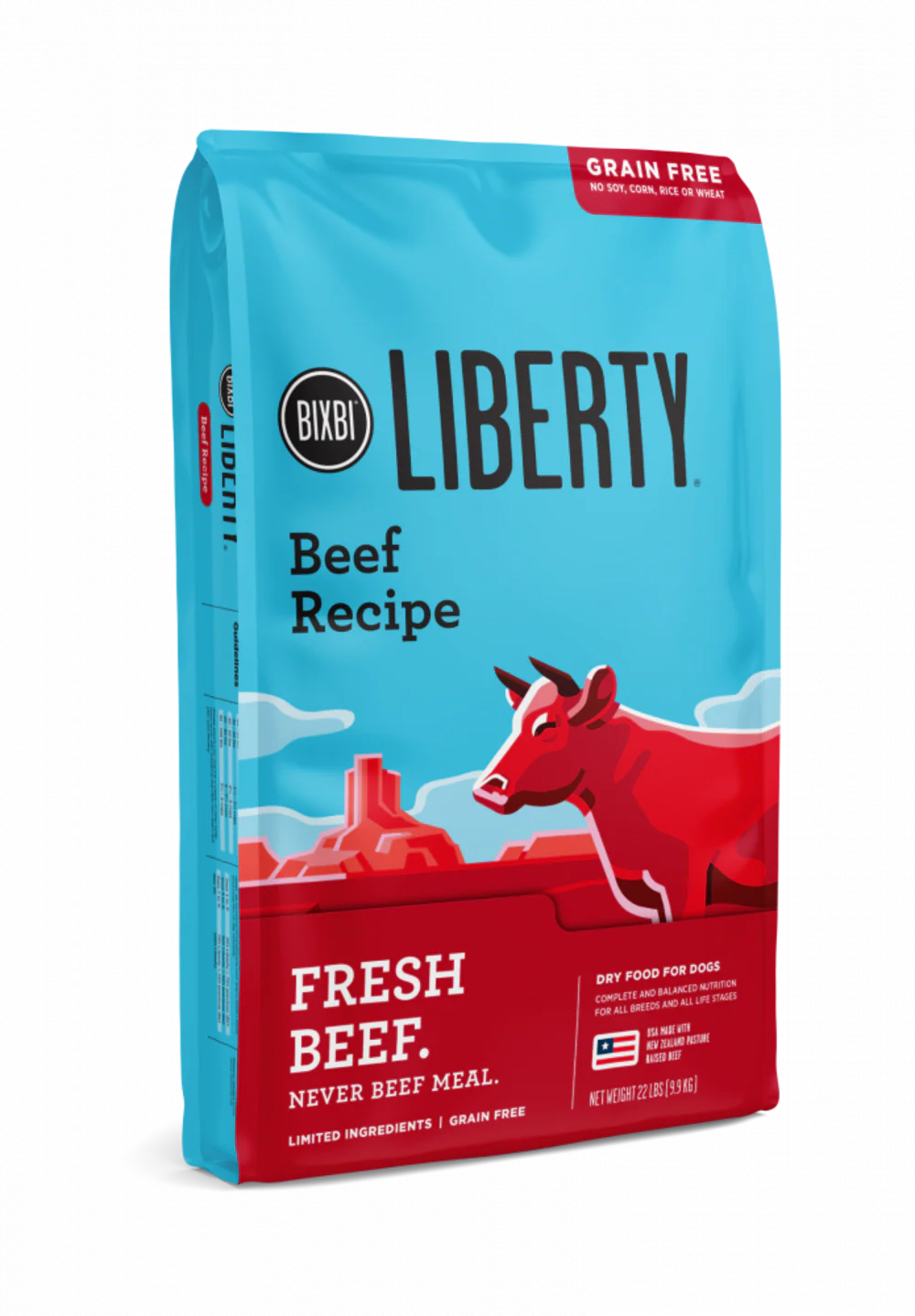 Bixbi Liberty Beef Dry Dog Food - Suhuit