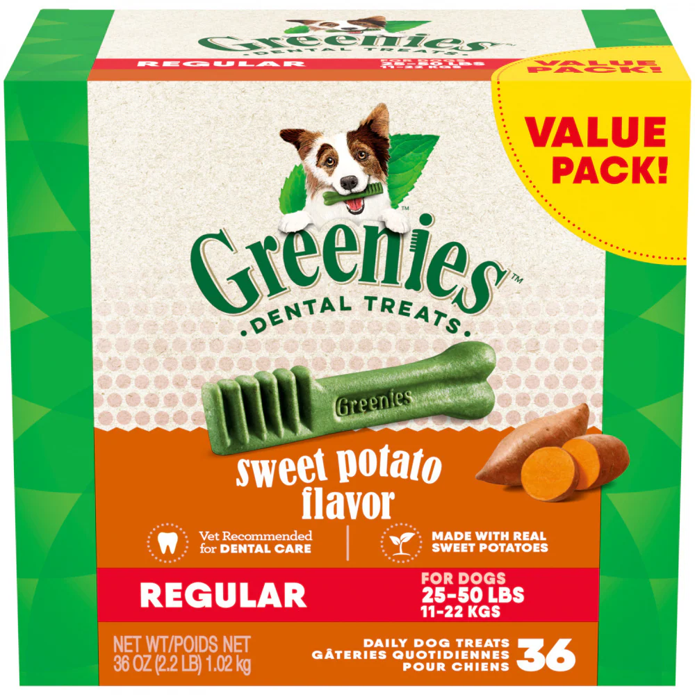 Greenies Dental Bone Sweet Potato Regular - Suhuit