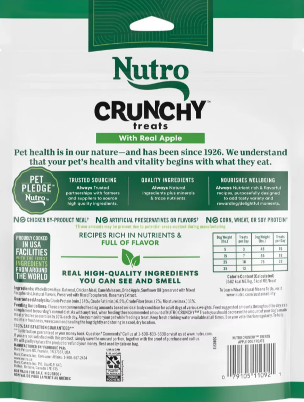 Nutro Crunchy Treats with Real Apple Dog Treats - Suhuit