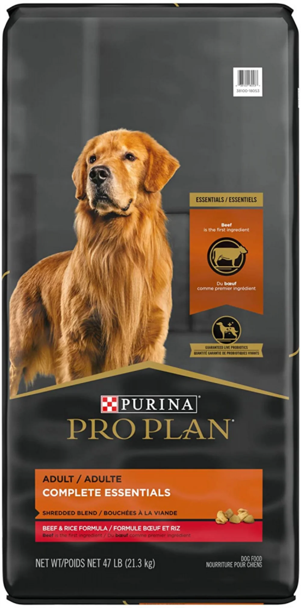 Purina Pro Plan Complete Essentials Shredded Blend Beef & Rice Formula Dry Dog Food - Suhuit