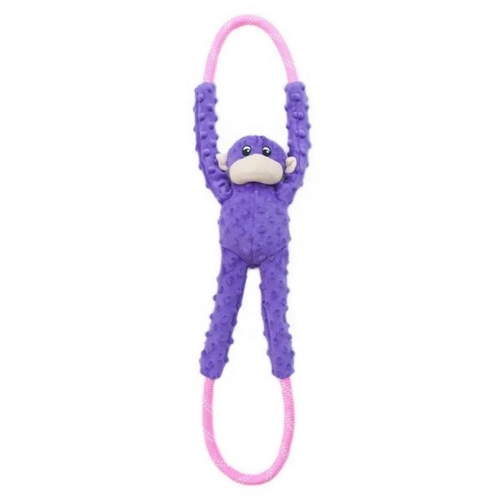 ZippyPaws Monkey RopeTugz Plush Dog Toy - Suhuit