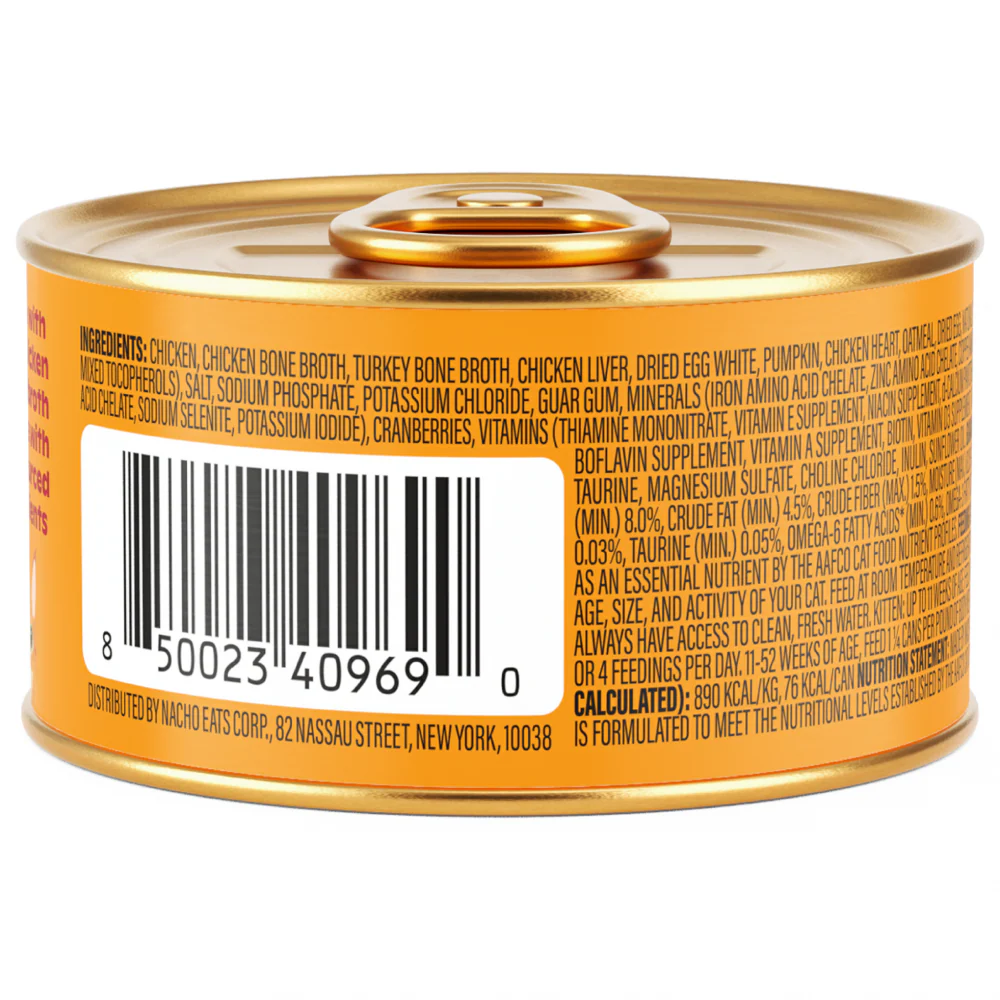 Made By Nacho Cage-Free Chicken Recipe Minced With Bone Broth For Kittens - Suhuit