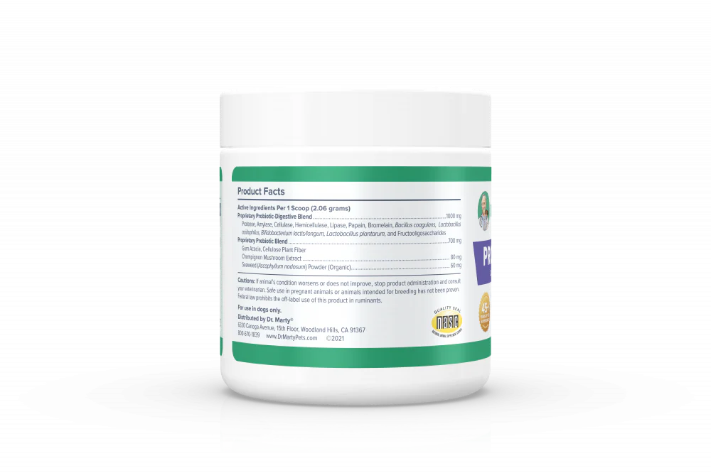 Dr. Marty Canine Digestive Supplement ProPower Plus Probiotic for Dogs - Suhuit