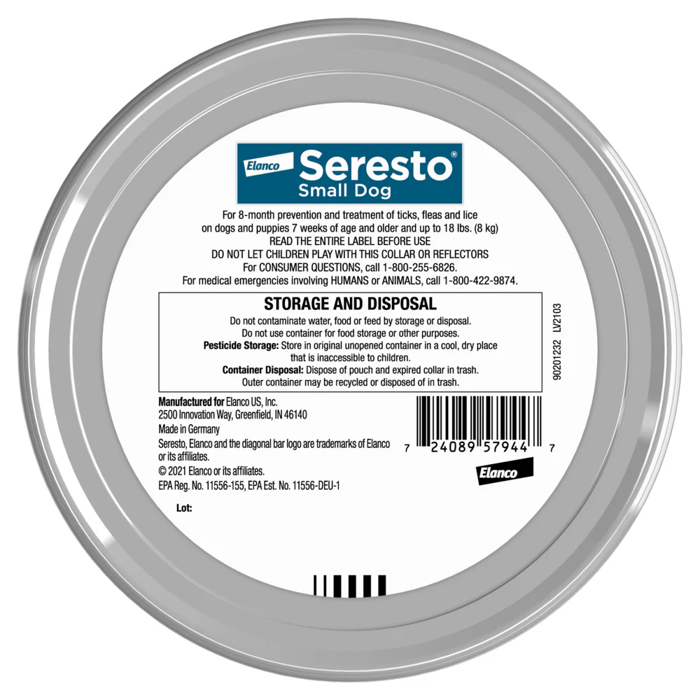 Seresto Flea & Tick Collar Dog - Suhuit