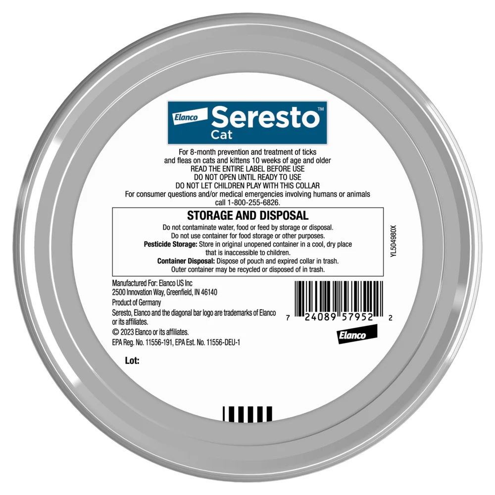 Seresto Flea & Tick Collar Cat - Suhuit